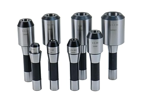 Shars 8 PCS Precision R8 End Mill Tool Holder Set for Milling Machine 202-5310 R[ - Poueer