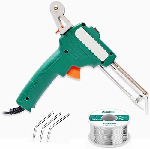 Multi-Function Soldering Iron Soldering Gun Set,Soldering Gun Multi Function Soldering Iron Gun,Two Specifications,Multi Function Soldering Iron,one-Handed Operation,60W/110V.(Internal Heating - Poueer
