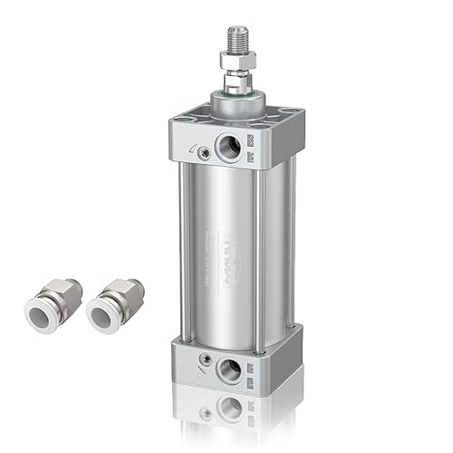 Aluminum pneumatic cylinder air cylinder Bore 100mm stroke 200mm 8 Inch large thrust SC100X200 - Poueer