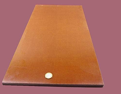 Micarta Linen LE Phenolic Sheets .312' (5/16') Thick x 12' x 24' - Poueer