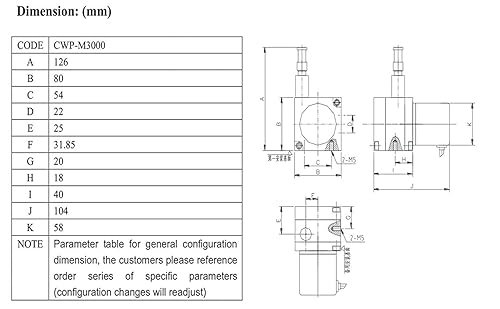 CALT 3000mm Analog Draw Wire Encoder Linear Displacement Sensor Length Measurement 24Vdc Supply 0-10V Output - Poueer