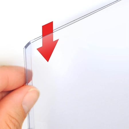 StoreSMART - Heavy Duty Flex - Menu Vinyl Plastic Toploaders - 4 ¼' x 11'- 50 Pack - Made in USA - PE3061S-16G-50 - Poueer