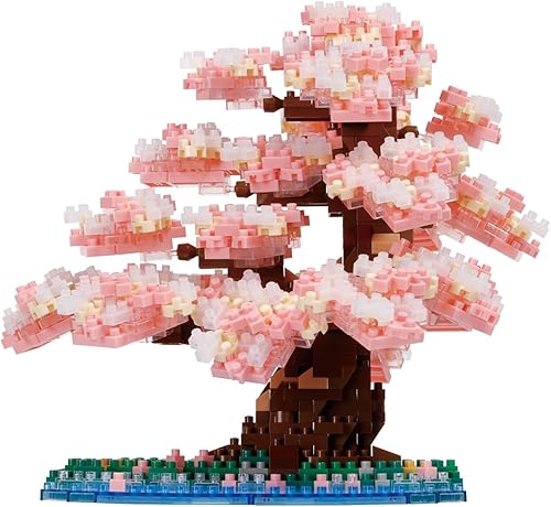 nanoblock - Culture - Yoshino Cherry, Advanced Hobby Series Building Kit - Poueer