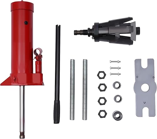Universal Hydraulic Cylinder Puller, 15T Hydraulic Cylinder Liner Puller Wet and Dry Cylinder, Cylinder Liner Puller Tool Set for Diameter 80-135mm - Poueer
