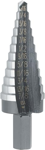 Irwin Tools IRWIN Step Drill Bit Set, General Purpose, 4-Piece (10225) - Poueer
