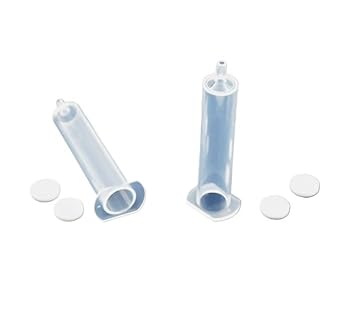 SPE Cartridges Empty Column Incl PE Frits for Solid-Phase Extraction Column Lab HPLC Experiment Supplies 20 30 60mL 10EA(20 mL) - Poueer