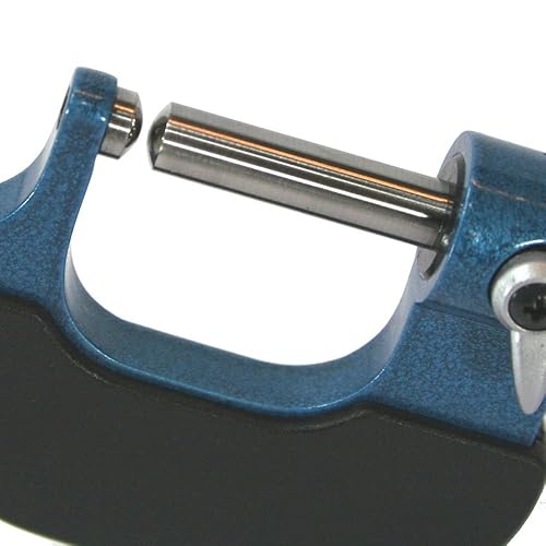 Anytime Tools Tube Micrometer Dual Ball Anvil Round Carbide Tip Pipe Cylinder (Ball on Both anvils) - Poueer