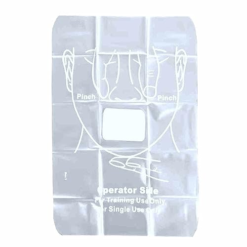 WNL Products WL3120CP CPR Practi-Shield Manikin Training Protector - 200 Shields - Poueer