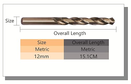 Metric M42 8% Cobalt Twist Drill Bits Set for Stainless Steel and Hard Metal (1mm-10mm/19pcs) - Poueer
