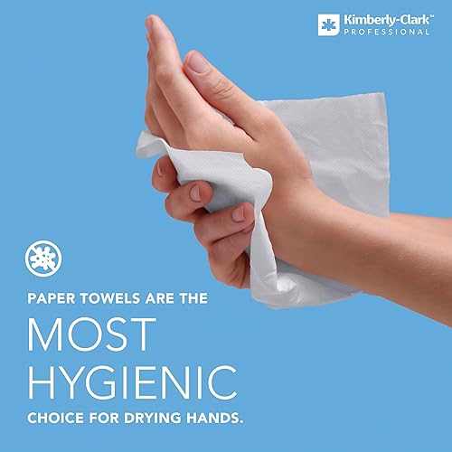 Countertop Folded Paper Towel Dispenser (55760), Soft Grey, Single-Dispensing, Space-Saving for Home & Office, 13.3'x9.0'x5.2' (Qty 1) - Poueer