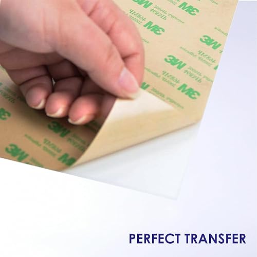 CANOPUS Double Sided Transfer Sheet, 468MP Adhesive Transfer Tape, 12in x 5yd - Poueer