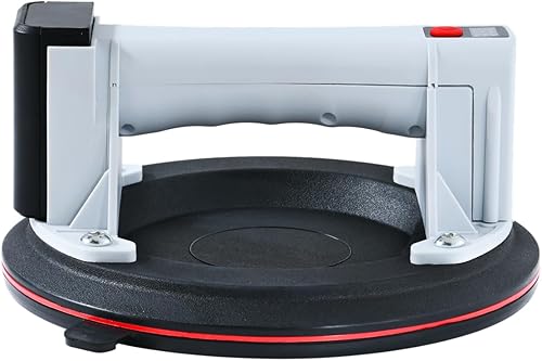 Electric Glass Suction Cup Lifter 8'-400lbs Max Load-Digital Display Suction Cups-Monitor-Auto Start Pump-Detachable Battery. Glass, Granite, Tile, Metal, Windshield Suction Cup Handles Tool. - Poueer