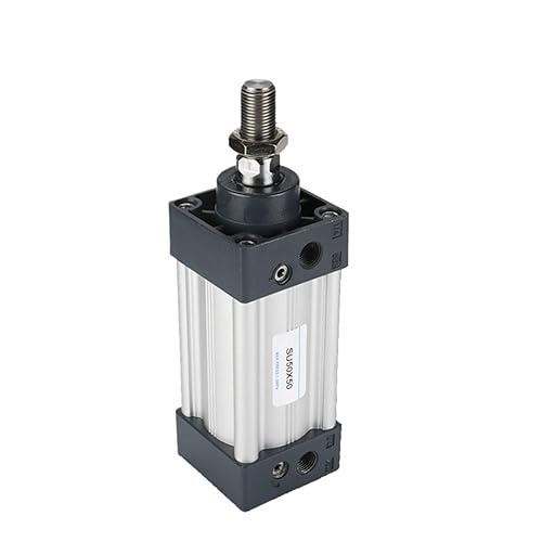 SU SU32 Standard Air Pneumatic Cylinder Double Acting Single Rod SU32-25 SU32-50 SU32-75 SU32-100 SU32-125 SU32-150 1Pcs(Stroke 125mm,SU32(With magnet)) - Poueer