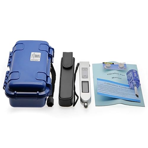 Digital Vibration Meter Vibrometer Handheld Vibration Analysis Equipment Acceleration Velocity Displacement Measurement for Moving Machinery - Poueer