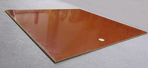 Micarta Canvas CE Phenolic Sheets .188' (3/16') Thick x 24' x 24' - Poueer