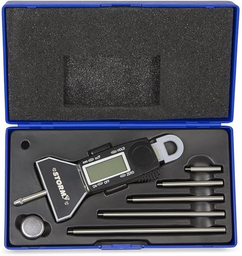 Central Tools 3M746 Electronic Digital Depth Gauge - Poueer