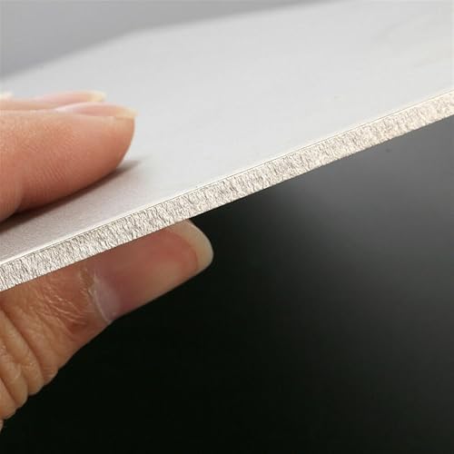 Titanium Sheet Titan Alloy Thickness 2mm/3mm/ 4mm Titanium Plate Sheet 100X100/150X150/150X300(Thickness 2mm,150x300mm) - Poueer