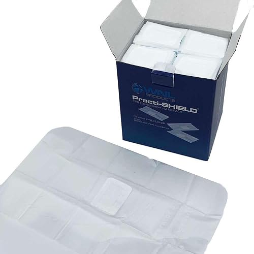WNL Products WL3120CP CPR Practi-Shield Manikin Training Protector - 200 Shields - Poueer