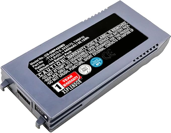 XPS Replacement Battery Compatible with GE Logiq E, Logiq I, Ultrasound Machines PN 5120410-2, 5422172, TWBP42 - Poueer