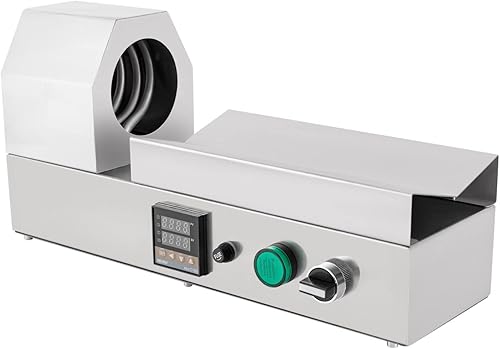 Electric PVC Capsule Shrinker, 110V 1000W Bottle Sleeve Shrink Sealing Machine, 700 bottles/hr high efficiency Thermostatic Wine Bottle Cap Wrap Heat Shrinking Machine, Adjustable Temperature 32-752℉ - Poueer