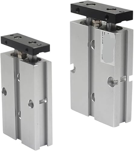 Cylinder Double Rod TN10 Cylinder Diameter 5/10/15/20/25/30/35/40/50/60/70/80/90/100/125/150mm Stroke Aluminum Alloy(TN10-25S) - Poueer