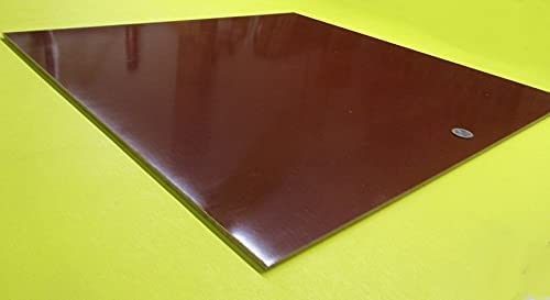 Micarta Canvas CE Phenolic Sheets .188' (3/16') Thick x 24' x 24' - Poueer