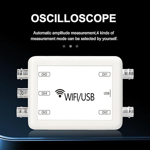 Virtual Oscilloscope 0Hz To 50kHz Range Maximum 150kHz Sampling Rate 5 Channel USB PC Virtual Oscilloscope - Poueer