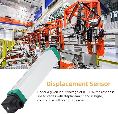 Injection Molding Electronic Ruler Pull Rod Linear Displacement Sensor, IP67 Level Machine Electronic Ruler Stainless Steel Linear Position Sensors Transducer (KTC-75) - Poueer