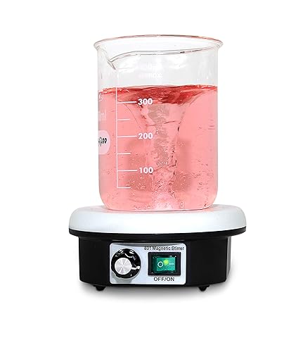 Apera Instruments AI2801 Powerful Magnetic Lab Stirrer / Stir Plate, Speed Range: 0-2300 rpm, Max Stirring Capacity: 3000ml - Poueer