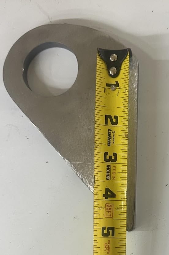 Trailer Ramp Gate Hinge/Holder, 3/8 Inch Steel Plate, 1 1/2 Inch Clearance Hole, Heavy Duty Weld on - Poueer