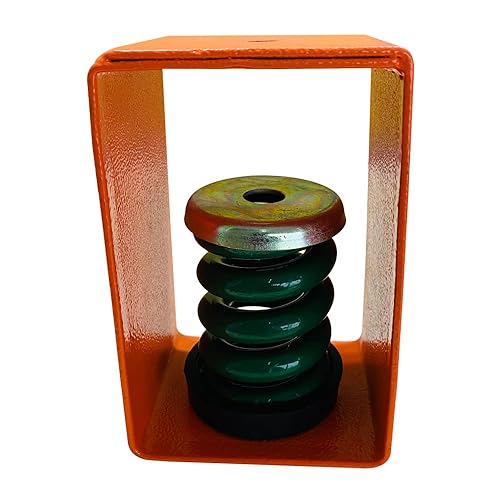 Spring Hanger Vibration Isolator, Load 132lbs and 1' Deflection (Green, Pack of 4) - Poueer