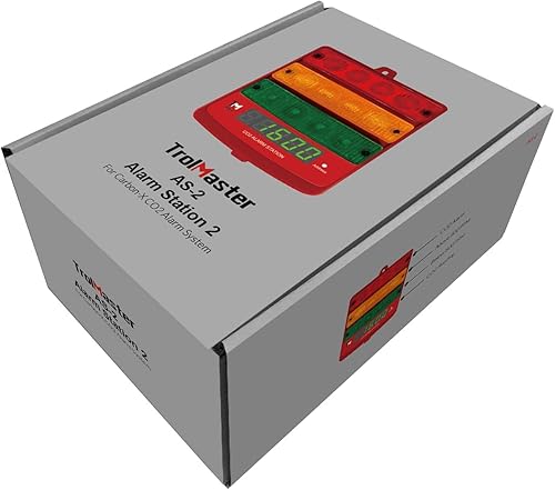 TrolMaster AS-2 CO2 Alarm Station (Audio/Visual) Plus LED Display Indicator with Cable Set - Poueer