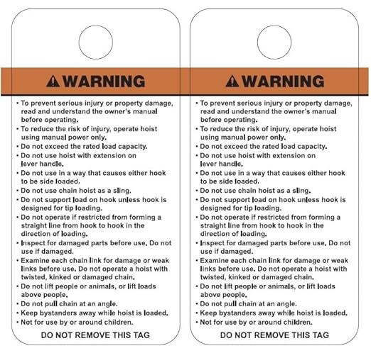 SuperHandy Manual Chain Block Hoist Come Along 1/2 Ton 1100Lbs Capacity 10 Foot Lift 2 Heavy Duty Hooks Industrial Grade Steel Construction Building Garages Warehouse Automotive Machinery - Poueer