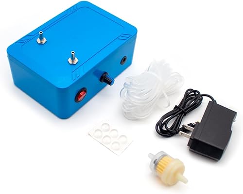 iDili DC 12V Negative Pressure Pump Laboratory Adjustable Flow Rate Filtration Gas Sampling Circulating Pump Rechargeable Vacuum Pump (3-18L) - Poueer