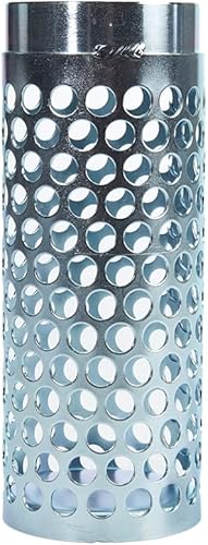 Steel 2' NPSH Thin Barrel Suction Strainer - Poueer