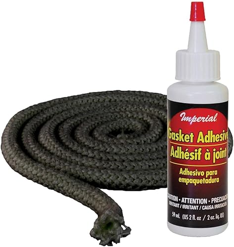 Hearthstone Door Rope Gasket Kit 3/8in x 7ft - Poueer