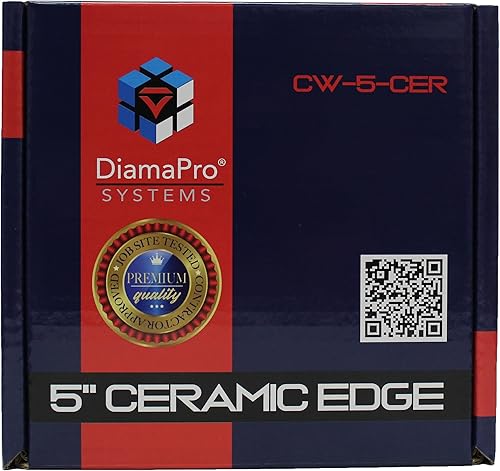 Ceramic Edge Threaded 5 Inch Ceramic Concrete Grinding Cup Wheel Grinding, Preparation, & Removing Coating (50 Grit) - Poueer