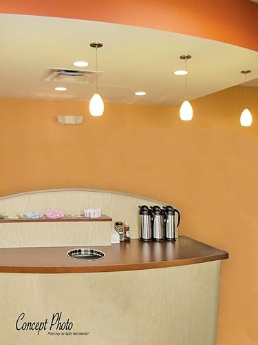 OUTWATER 10' (Nominal) Diameter x 2' Height 304 Polished Stainless Steel Trash Grommets for Countertop Inserted Trash Chutes - Poueer