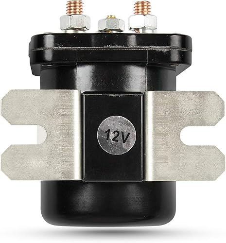 RANSOTO 586-105111 586-902 Solenoid Contactor 4 terminal 12V DC 200A Compatible with Trombetta 114-1211-020 114-1211-010 White Rodgers Replace 15-550 SO51221 SBJ4201 - Poueer