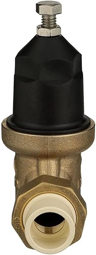 Zurn Wilkins 3/4' NR3XL Pressure Reducing Valve with double union FNPT connection and CPVC tailpiece connection - Poueer