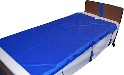 Skil-Care Universal Glide Sheet for Standard Mattress, 72' L x 38' W, Low-Friction Surface for Easy Transfers, Reduces Caregiver Strain, Fits Mattresses 34'-38' W, 556065 - Poueer