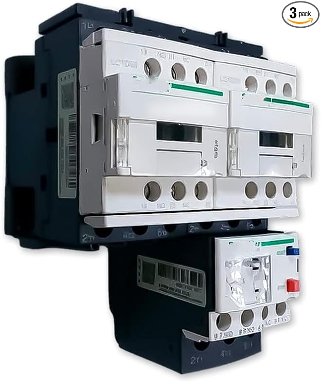 LC1D09 Prof. Reversing Motor Starter 1/3HP @ 220V, 3/4HP @ 480V 1-1.6A.Coil 240V - Poueer