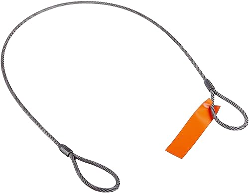 Mazzella Lifting Technologies 9521-575 Mechanical Splice Wire Rope Sling, Eye-and-Eye, 6 x 25 IWRC, 11' Length, 1' Diameter, 16' Eyes, 19600 lbs Vertical Load Capacity - Poueer
