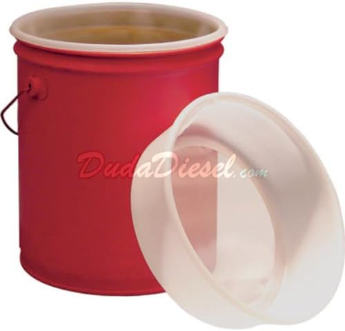 Duda Diesel 2 Pack of 600 Micron EZ Strainers for 5 Gallon Buckets & Pails - Strainer only, DOES NOT include pail - Poueer