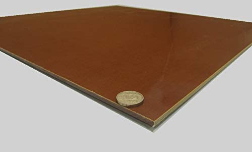 Micarta Canvas CE Phenolic Sheets .188' (3/16') Thick x 24' x 24' - Poueer
