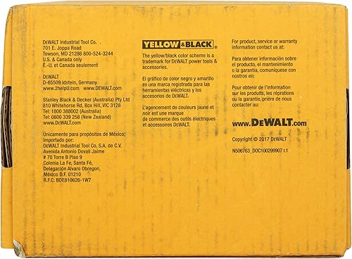 DEWALT DCN8901050 Clavos para DCN890(2.6mm x 50mm), Multi-Coloured - Poueer