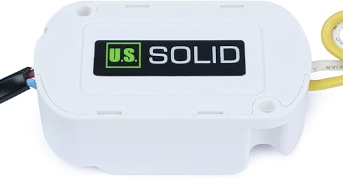 U.S. Solid Smart Solenoid Valve - 3/4 Inch Wi-Fi APP-Controlled Brass Solenoid Valve, 110V AC - Poueer