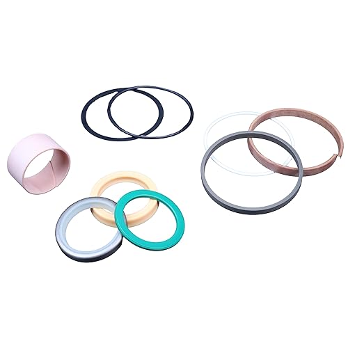 Hydraulic Seal Kit Swing Cylinder 3-1/2' Compatible with Case 580K 580 Super K Super K 580SK - Poueer