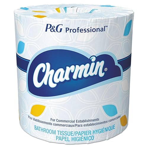 Charmin Commercial Bathroom Tissue, Septic Safe, Individually Wrapped, 2-Ply, White, 450 Sheets/roll, 75 Rolls/carton - Poueer