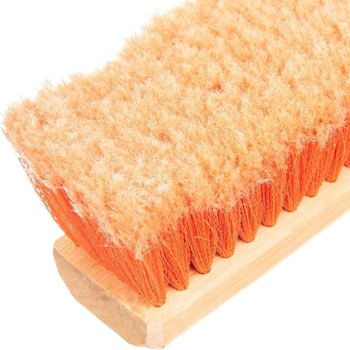 SPARTA Flo-Pac Flagged Sweep Floor Broom for Cleaning, 36 Inches, Orange - Poueer